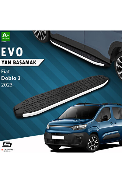 Fiat Doblo 3 Evo Aluminyum Yan Basamak 203 Cm 2023 Üzeri A+ Kalite FI-DB3-YBS-EV-AL-203