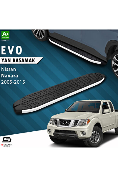 Nissan Navara 2 Evo Aluminyum Yan Basamak 203 Cm 2005-2015 A+ Kalite NI-NV2-YBS-EV-AL-203