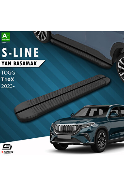 TOGG T10X S-Line Siyah Yan Basamak 203 Cm 2023 Üzeri A+ Kalite TG-TG1-YBS-SL-SA-203-E