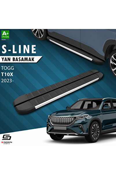 TOGG T10X S-Line Aluminyum Yan Basamak 203 Cm 2023 Üzeri A+ Kalite TG-TG1-YBS-SL-AL-203-E