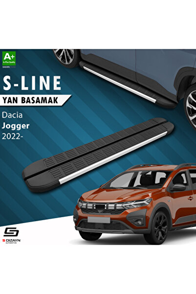 Dacia Jogger S-Line Aluminyum Yan Basamak 213 Cm 2022 Üzeri A+ Kalite DC-JG1-YBS-SL-AL-213