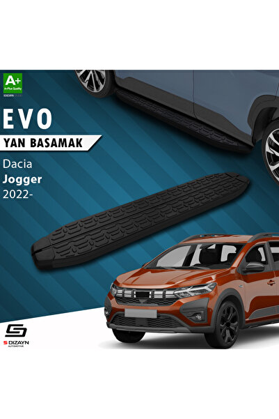 Dacia Jogger Evo Siyah Yan Basamak 213 Cm 2022 Üzeri A+ Kalite DC-JG1-YBS-EV-SA-213