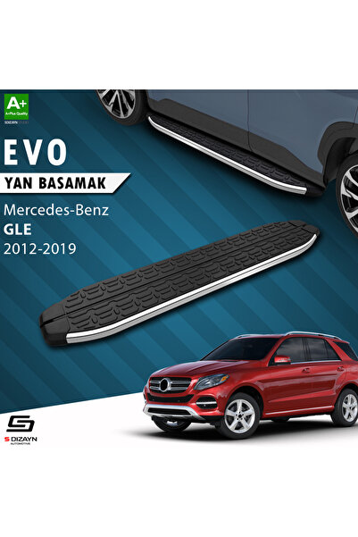 Mercedes GLE W166 Evo Krom Yan Basamak 193 Cm 2012-2019 A+ Kalite MR-GE3-YBS-EV-KA-193