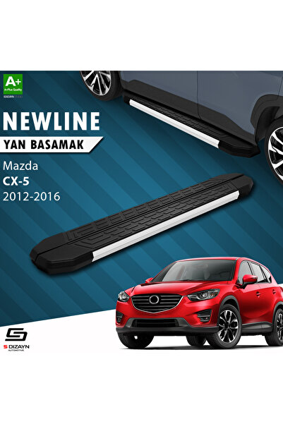 Mazda CX-5 NewLine Aluminyum Yan Basamak 183 Cm 2012-2016 A+ Kalite MZ-X51-YBS-NW-AL-183