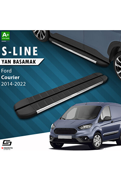 Ford Courier S-Line Krom Yan Basamak 173 Cm 2014-2022 A+ Kalite FO-CU1-YBS-SL-KA-173