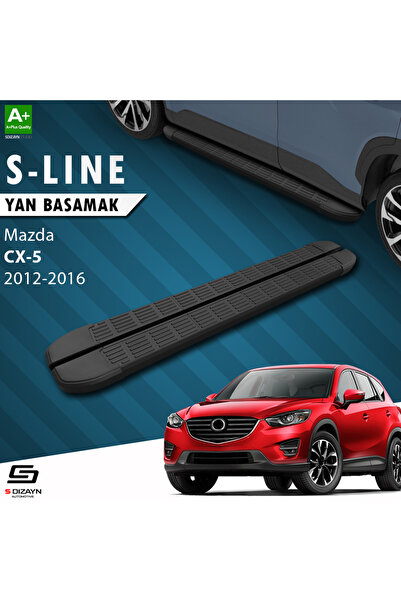 Mazda CX-5 S-Line Siyah Yan Basamak 183 Cm 2012-2016 A+ Kalite MZ-X51-YBS-SL-SA-183