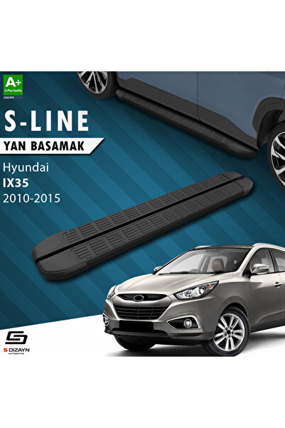Hyundai IX-35 S-Line Siyah Yan Basamak 173 Cm 2010-2015 A+ Kalite HY-IX1-YBS-SL-SA-173