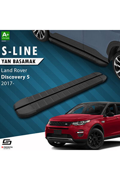 Land Rover Discovery 5 S-Line Siyah Yan Basamak 193 Cm 2017 Üzeri A+ Kalite LA-DC5-YBS-SL-SA-193