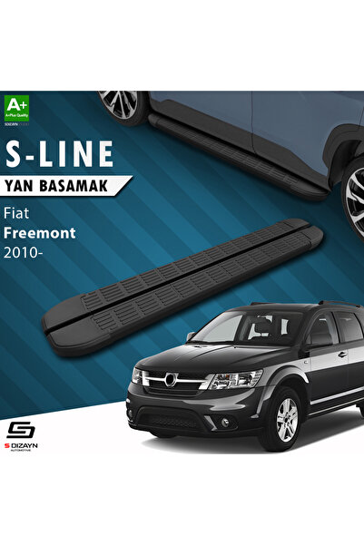 Fiat Freemont S-Line Siyah Yan Basamak 183 Cm 2010-2020 A+ Kalite FI-FM1-YBS-SL-SA-183