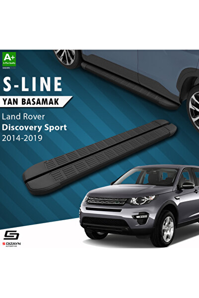 Land Rover Discovery Sport S-Line Siyah Yan Basamak 183 Cm 2014-2019 A+ Kalite LA-DS1-YBS-SL-SA-183