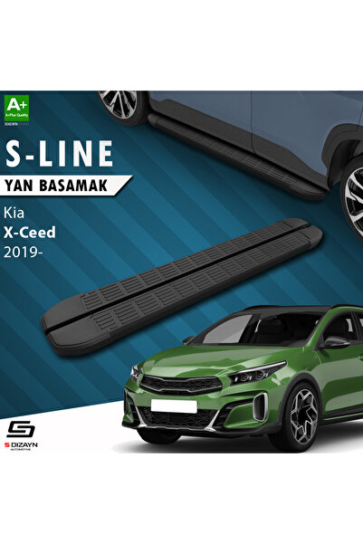 Kia XCeed S-Line Siyah Yan Basamak 183 Cm 2019 Üzeri A+ Kalite KI-XC1-YBS-SL-SA-183