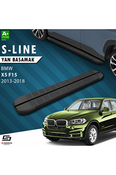Bmw X5 F15 S-Line Siyah Yan Basamak 193 Cm 2013-2018 A+ Kalite BM-X52-YBS-SL-SA-193-E