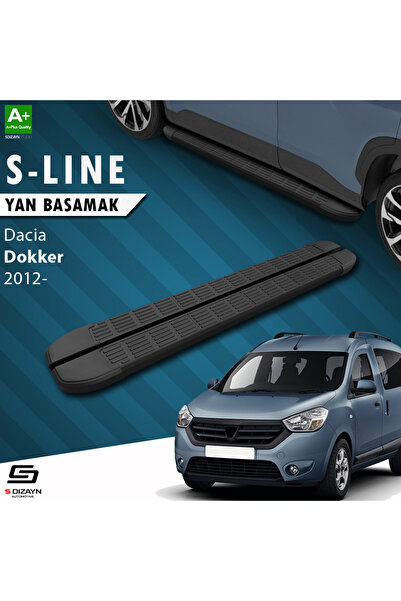 Dacia Dokker S-Line Siyah Yan Basamak 203 Cm 2012 Üzeri A+ Kalite DC-DK1-YBS-SL-SA-203