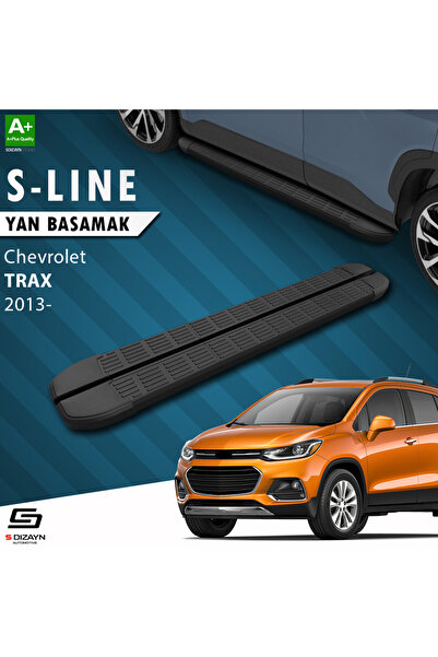 Chevrolet Trax S-Line Siyah Yan Basamak 163 Cm 2013-2022 A+ Kalite CH-TX1-YBS-SL-SA-163