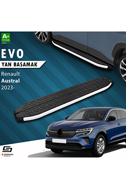 Renault Austral Evo Aluminyum Yan Basamak 183 Cm 2023 Üzeri A+ Kalite RE-AU1-YBS-EV-AL-183-E