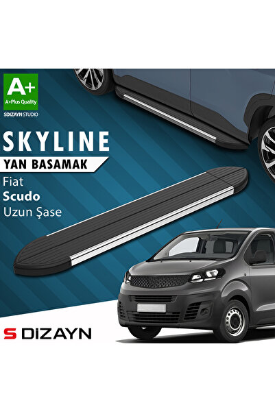 Fiat Scudo 3 Skyline Krom Yan Basamak 243 Cm 2020 Üzeri A+ Kalite FI-SC3-YBS-SKY-KA-243