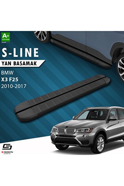 Bmw X3 F25 S-Line Siyah Yan Basamak 193 Cm 2010-2017 A+ Kalite BM-X32-YBS-SL-SA-193