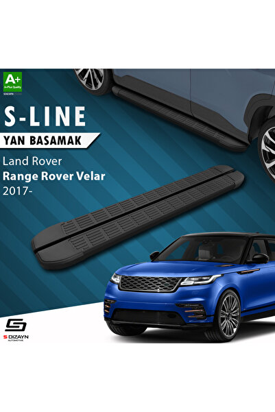 Land Rover Range Rover Velar S-Line Siyah Yan Basamak 193 Cm 2017 Üzeri A+ Kalite LA-VL1-YBS-SL-SA-1
