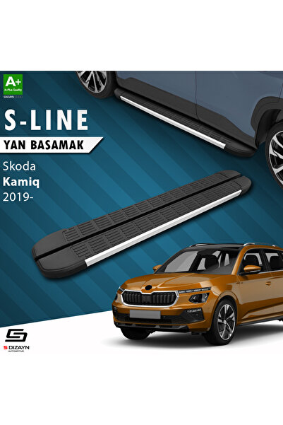Skoda Kamiq S-Line Aluminyum Yan Basamak 183 Cm 2019 Üzeri A+ Kalite SK-KM1-YBS-SL-AL-183