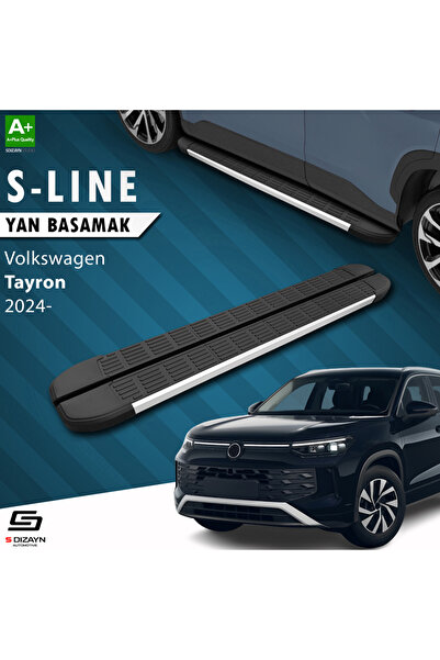 VW Tayron 2 S-Line Aluminyum Yan Basamak 193 Cm 2024 Üzeri A+ Kalite VW-TY2-YBS-SL-AL-193