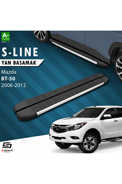 Mazda BT-50 Pick-Up S-Line Aluminyum Yan Basamak 193 Cm 2006-2012 A+ Kalite MZ-BT1-YBS-SL-AL-193