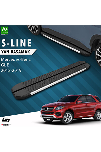 Mercedes GLE W166 S-Line Aluminyum Yan Basamak 193 Cm 2012-2019 A+ Kalite MR-GE3-YBS-SL-AL-193
