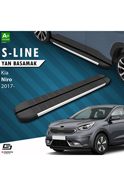 Kia Niro S-Line Aluminyum Yan Basamak 183 Cm 2017 Üzeri A+ Kalite KI-NR1-YBS-SL-AL-183