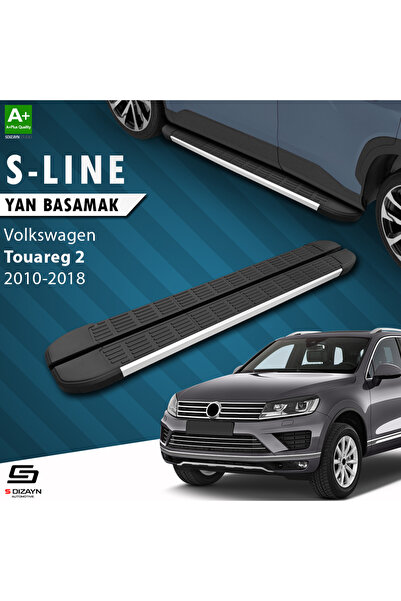 VW Touareg 2 S-Line Aluminyum Yan Basamak 193 Cm 2010-2018 A+ Kalite VW-TO2-YBS-SL-AL-193