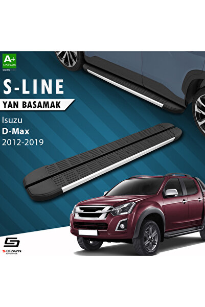 Isuzu D-Max 2 S-Line Aluminyum Yan Basamak 203 Cm 2012-2019 A+ Kalite IS-DM2-YBS-SL-AL-203