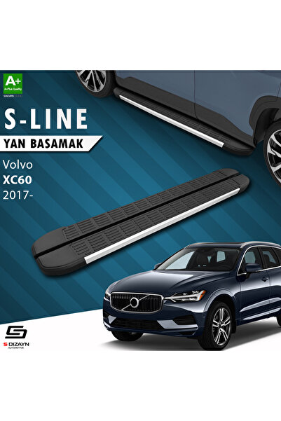 Volvo Xc60 2 S-Line Aluminyum Yan Basamak 193 Cm 2017-2023 A+ Kalite VO-C62-YBS-SL-AL-193