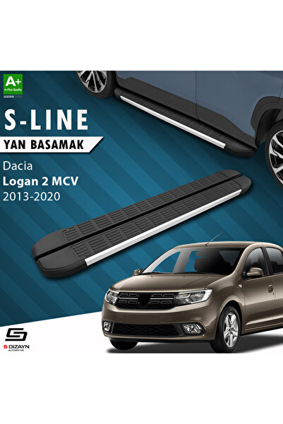 Dacia Logan 2 MCV S-Line Aluminyum Yan Basamak 183 Cm 2013-2020 A+ Kalite DC-LO2-MCV-YBS-SL-AL-183