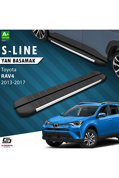 Toyota Rav 4 4 S-Line Aluminyum Yan Basamak 173 Cm 2013-2017 A+ Kalite TO-RV4-YBS-SL-AL-173-E