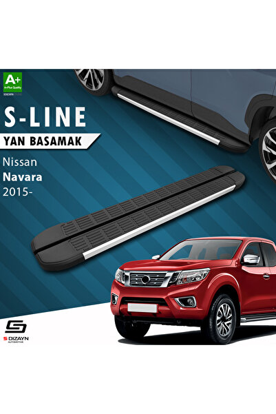Nissan Navara 3 S-Line Aluminyum Yan Basamak 203 Cm 2015 Üzeri A+ Kalite NI-NV3-YBS-SL-AL-203