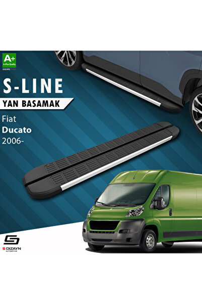Fiat Ducato 3 Kısa Şase S-Line Aluminyum Yan Basamak 203 Cm 2006 Üzeri A+ Kalite FI-DC3-KS-YBS-SL-AL