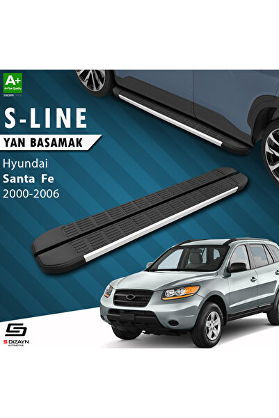 Hyundai Santa Fe S-Line Aluminyum Yan Basamak 163 Cm 2000-2006 A+ Kalite HY-SF1-YBS-SL-AL-163
