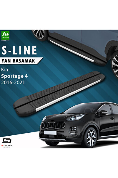 Kia Sportage 4 S-Line Aluminyum Yan Basamak 173 Cm 2016-2021 A+ Kalite KI-SP4-YBS-SL-AL-173