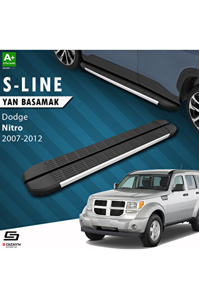 Dodge Nitro S-Line Aluminyum Yan Basamak 153 Cm 2007-2012 A+ Kalite DO-NI1-YBS-SL-AL-153