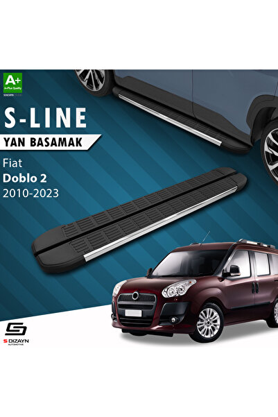 Fiat Doblo 2 S-Line Krom Yan Basamak 193 Cm 2010-2022 A+ Kalite FI-DB2-YBS-SL-KA-193