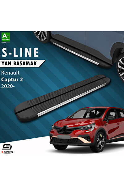 Renault Captur 2 S-Line Krom Yan Basamak 183 Cm 2020 Üzeri A+ Kalite RE-CP2-YBS-SL-KA-183