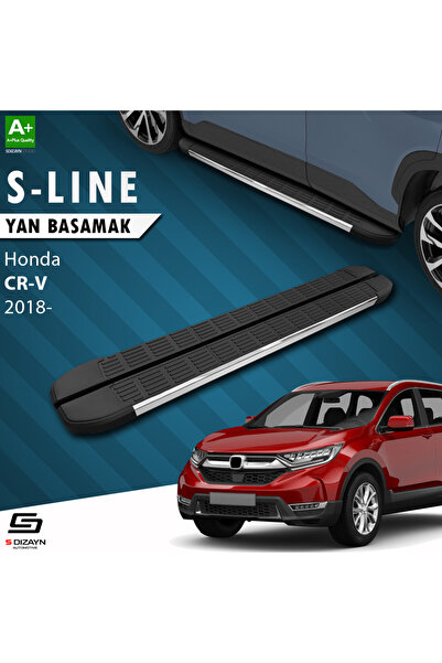 Honda CR-V 5 S-Line Krom Yan Basamak 173 Cm 2018-2022 A+ Kalite HO-CR5-YBS-SL-KA-173-E