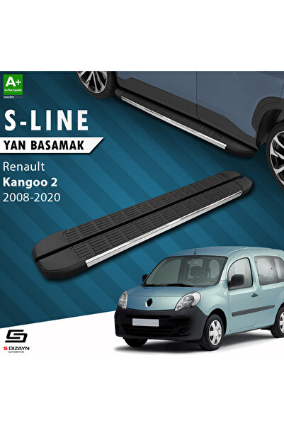 Renault Kangoo 2 S-Line Krom Yan Basamak 193 Cm 2008-2020 A+ Kalite RE-KO2-YBS-SL-KA-193