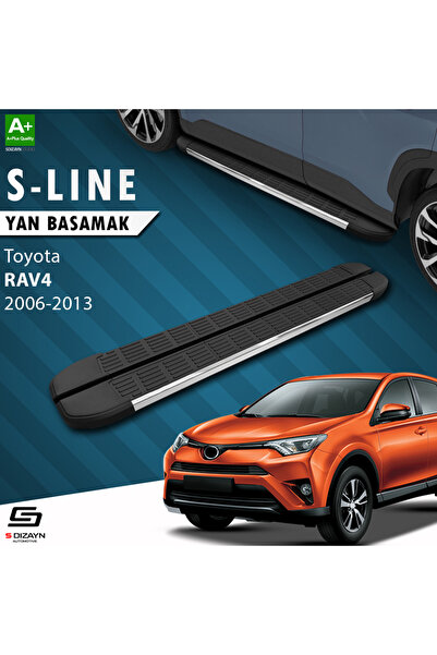 Toyota Rav 4 3 S-Line Krom Yan Basamak 163 Cm 2006-2013 A+ Kalite TO-RV3-YBS-SL-KA-163