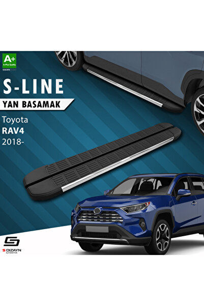 Toyota RAV 4 5 S-Line Krom Yan Basamak 173 Cm 2018 Üzeri A+ Kalite TO-RV5-YBS-SL-KA-173