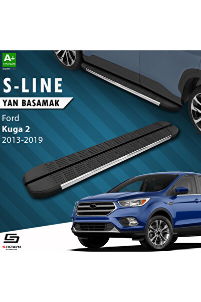 Ford Kuga 2 S-Line Krom Yan Basamak 183 Cm 2013-2019 A+ Kalite FO-KG2-YBS-SL-KA-183