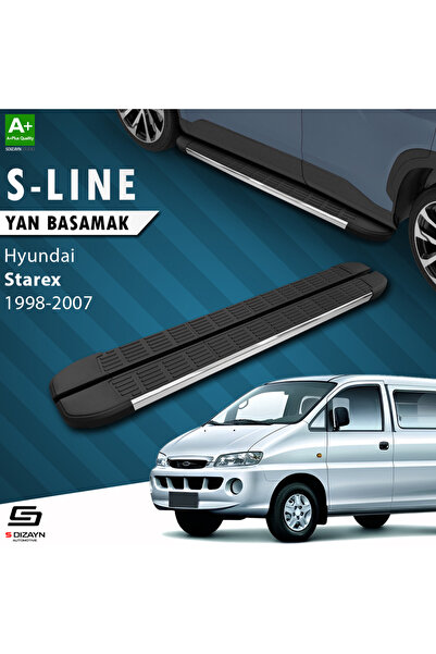 Hyundai H-1 Starex S-Line Krom Yan Basamak 193 Cm 1998-2007 A+ Kalite HY-ST1-YBS-SL-KA-193
