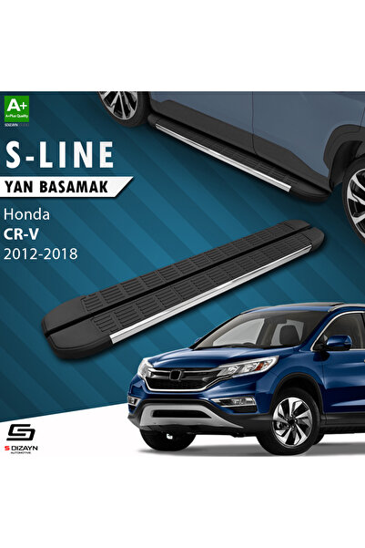 Honda CR-V 4 S-Line Krom Yan Basamak 173 Cm 2012-2018 A+ Kalite HO-CR4-YBS-SL-KA-173