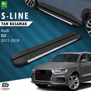 Audi Q3 8U S-Line Krom Yan Basamak 173 Cm 2011-2018 A+ Kalite AU-Q31-YBS-SL-KA-173