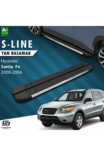 Hyundai Santa Fe S-Line Krom Yan Basamak 163 Cm 2000-2006 A+ Kalite HY-SF1-YBS-SL-KA-163