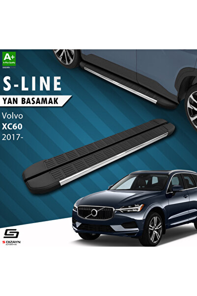 Volvo Xc60 2 S-Line Krom Yan Basamak 193 Cm 2017-2023 A+ Kalite VO-C62-YBS-SL-KA-193