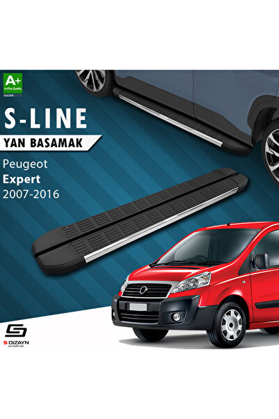 Peugeot Expert 2 Kısa Şase S-Line Krom Yan Basamak 213 Cm 2007-2016 PE-EX2-KS-YBS-SL-KA-213